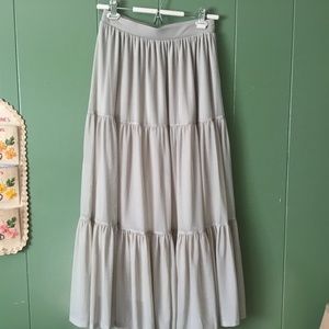 Zara chiffon midi skirt medium